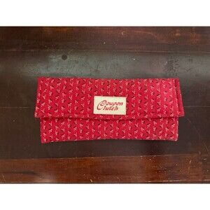 Vintage Quilted Coupon Holder Clutch